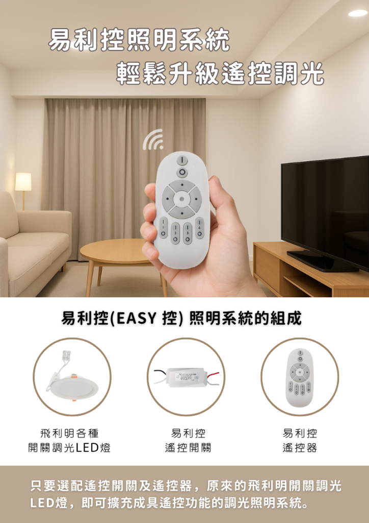 易利控照明系統的組成